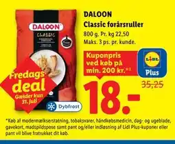 Lidl DALOON Classic forårsruller, App-pris tilbud