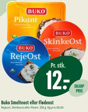 Min Købmand Buko Smelteost eller Flødeost tilbud