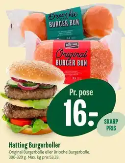 Min Købmand Hatting Burgerboller tilbud