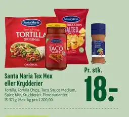 Min Købmand Santa Maria Tex Mex eller Krydderier tilbud