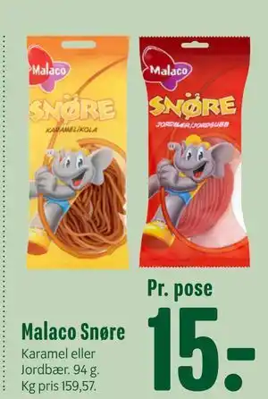 Min Købmand Malaco Snøre tilbud