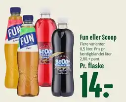 Min Købmand Fun eller Scoop tilbud