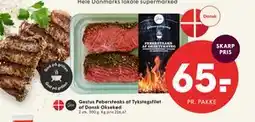 SPAR Gestus Pebersteaks af Tykstegsfilet af Dansk Oksekød tilbud
