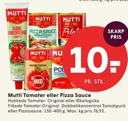 SPAR Mutti Tomater eller Pizza Sauce tilbud