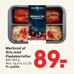 SPAR Mørbrad af Gris med Flødekartofler tilbud