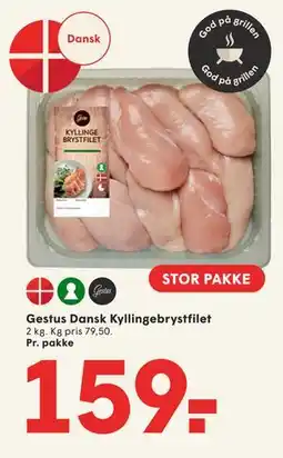 SPAR Gestus Dansk Kyllingebrystfilet tilbud