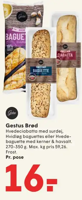 SPAR Gestus Brød tilbud