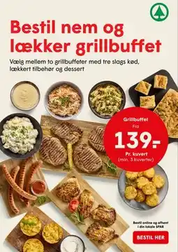 SPAR Grillbuffet tilbud