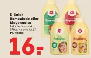 SPAR K-Salat Remoulade eller Mayonnaise tilbud