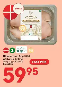 SPAR Himmerland Brystfilet af Dansk Kylling tilbud