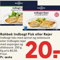 SPAR Rahbek Indbagt Fisk eller Rejer tilbud