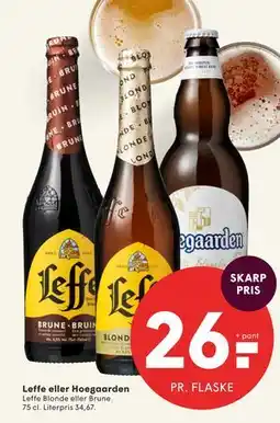 SPAR Leffe eller Hoegaarden tilbud