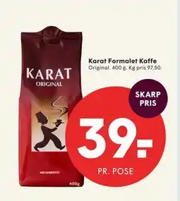 SPAR Karat Formalet Kaffe tilbud