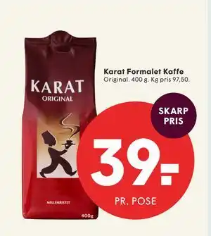 SPAR Karat Formalet Kaffe tilbud