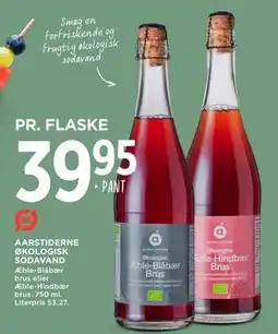 MENY AARSTIDERNE ØKOLOGISK SODAVAND tilbud