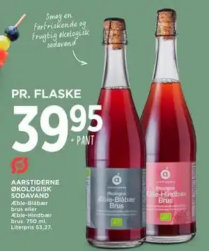 MENY AARSTIDERNE ØKOLOGISK SODAVAND tilbud