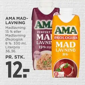 MENY AMA MADLAVNING tilbud