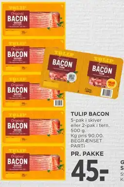 MENY TULIP BACON tilbud
