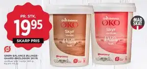 MENY GRØN BALANCE ØLLINGEGAARD ØKOLOGISK SKYR tilbud