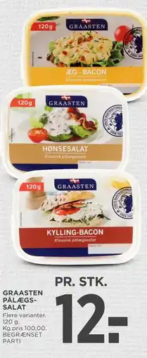 MENY GRAASTEN PÅLÆGSSALAT tilbud