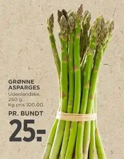 MENY GRØNNE ASPARGES tilbud