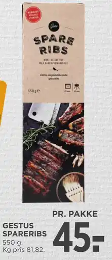 MENY GESTUS SPARERIBS tilbud