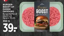 MENY BURGER-BOOST AF DANSK OKSEKØD tilbud