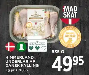 MENY HIMMERLAND UNDERLÅR AF DANSK KYLLING tilbud