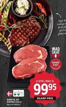 MENY RIBEYE AF DANSK KALV tilbud