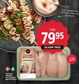 MENY GESTUS DANSK KYLLINGEBRYSTFILET tilbud