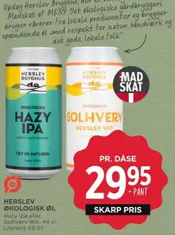MENY HERSLEV ØKOLOGISK ØL tilbud