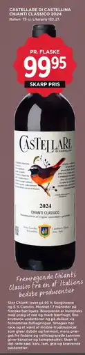 MENY CASTELLARE DI CASTELLINA CHIANTI CLASSICO 2024 tilbud