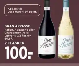 MENY GRAN APPASSO tilbud