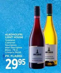 MENY ALKOHOLFRI LIGHT HOUSE tilbud