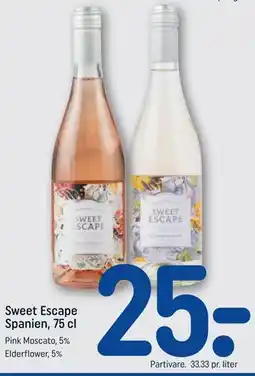 REMA 1000 Sweet Escape Spanien, 75 cl tilbud