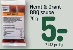 REMA 1000 Nemt & Grønt BBQ sauce tilbud