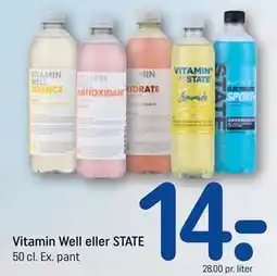 REMA 1000 Vitamin Well eller STATE tilbud