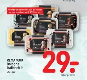 REMA 1000 REMA 1000 Bologna Italiensk is tilbud