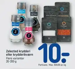 REMA 1000 Zelected krydderi eller krydderikværn tilbud