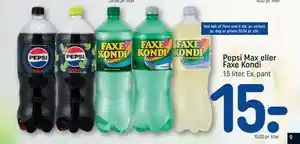 REMA 1000 Pepsi Max eller Faxe Kondi tilbud