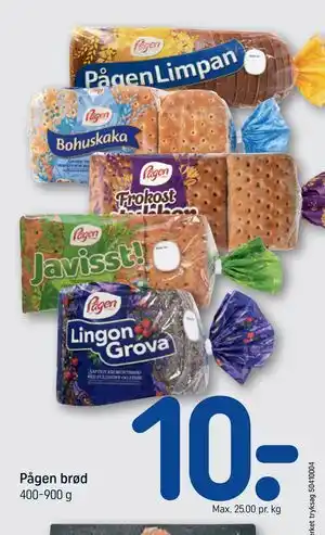 REMA 1000 Pågen brød tilbud