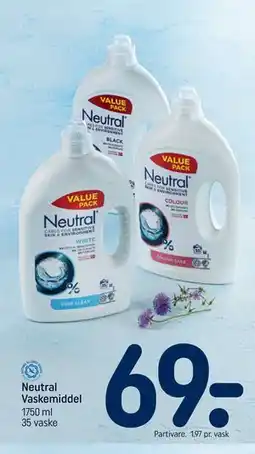 REMA 1000 Neutral Vaskemiddel tilbud