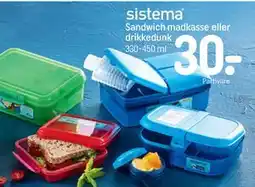 REMA 1000 sistema Sandwich madkasse eller drikkedunk tilbud