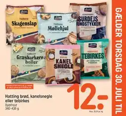 REMA 1000 Hatting brød, kanelsnegle eller tebirkes tilbud