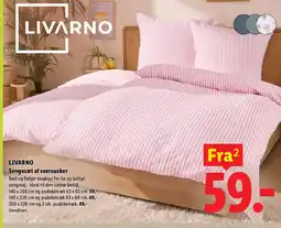 Lidl LIVARNO Sengesæt af seersucker tilbud