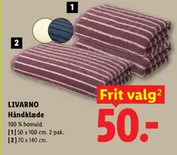 Lidl LIVARNO Håndklæde tilbud