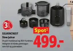Lidl SILVERCREST Slow juicer tilbud
