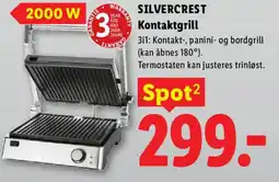 Lidl SILVERCREST Kontaktgrill tilbud