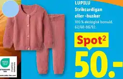Lidl LUPILU Strikcardigan eller -busker tilbud