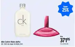Matas Alle Calvin Klein dufte tilbud